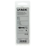 Mack 1017502 - metaalschroef verz. kop + moer verz. 13st m5 x 30 mm | 10 stuks