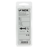 Mack 1017525 - metaalschroef cyl. kop + moer verz. 14 st m5 x 25 mm | 10 stuks