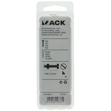Mack 1017531 - metaalschroef cyl. kop + moer verz. 10 st m6 x 20 mm | 10 stuks