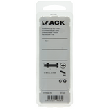 Mack 1017641 - metaalschroef cyl. kop + moer nylon 6 st m4 x 30 mm | 10 stuks