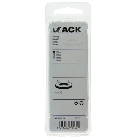 Mack 1017733 - sluitring nylon 5 st m10 | 10 stuks