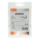 Mack 1017803 - schroefhaak staal verzinkt 4st 5,0 x 50 mm | 5 stuks