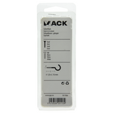 Mack 1017806 - schroefhaak staal wit 7 st 3,0 x 16 mm | 10 stuks