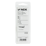 Mack 1017832 - schroefduim met gleuf staal verz. 4 st 6,0 x 60 mm | 10 stuks