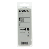 Mack 1019775 - houtdraadbout roestvrijstaal 2st 10 x 60 mm | 10 stuks