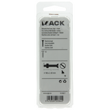 Mack 1019817 - metaalschroef verz. kop + moer rvs 2 st m6x60 | 10 stuks