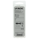 Mack 1019821 - metaalschroef cyl. kop + moer rvs 9 st m4x30 | 10 stuks