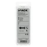 Mack 1019822 - metaalschroef cyl. kop + moer rvs 8 st m4x40 | 10 stuks