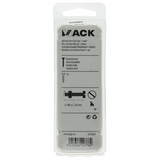 Mack 1019829 - metaalschroef cyl. kop + moer rvs 5 st m6x20 | 10 stuks