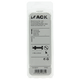 Mack 1019832 - metaalschroef cyl. kop + moer rvs 2 st m6x60 | 10 stuks