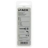 Mack 1017982 - spaanplaatschroef vz kop geelverz. 25st 4,5 x 60 mm | 5 stuks