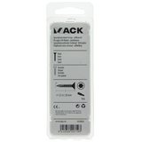 Mack 1018003 - spaanplschr.vzkop-zelfb. geelverz.100 st 3,5 x 20 mm | 5 stuks