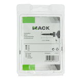 Mack 1018037 - houtdraadbout staal verzinkt 40 st 6 x 30 mm | 5 stuks