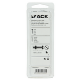Mack 1018090 - metaalschroef cyl. kop + moer verz. 60 st m4 x 16 mm | 5 stuks