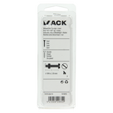 Mack 1018092 - metaalschroef cyl. kop + moer verz. 40 st m4 x 30 mm | 5 stuks