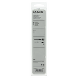 Mack 1020003 - spaanplaatschroef vz kop rvs 12 st 5,0 x100 mm | 5 stuks