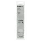 Mack 1020005 - spaanplaatschroef vz kop rvs 12 st 6,0 x 80 mm | 5 stuks