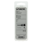 Mack 1020009 - houtdraadbout roestvrijstaal 12 st 6 x 50 mm | 5 stuks