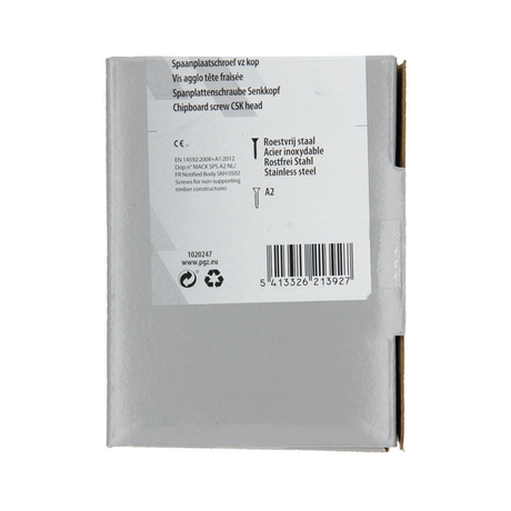 Mack 1020247 - spaanplaatschroef vz kop inox a2 50 st 5,0 x 70 mm | 2 stuks