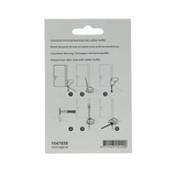 Mack 1047658 - deurstop halvemaan messing ø 44 mm 1 st pc | 6 stuks