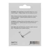 Mack 1047711 - stoelglijder nagel kunststof bruin ø 19 mm 12 st pcs | 6 stuks