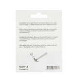 Mack 1047714 - stoelglijder nagel kunststof bruin ø 25 mm 8 st pcs | 6 stuks