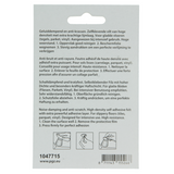 Mack 1047715 - viltpastille zelfklevend wit 25 x 25 mm 12 st pcs | 12 stuks