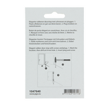 Mack 1047640 - deurstop rubber + plug zwart ø 30 mm 2 st pcs | 6 stuks