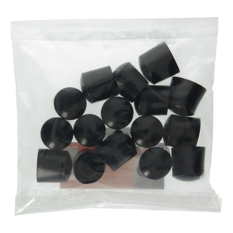 Mack 1047746 - opsteekdop kunststof zwart ø 22 mm 16 st pcs | 6 stuks