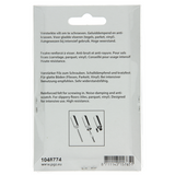 Mack 1048774 - versterkte vilt + schroef bruin ø 70 mm 4 st pcs | 6 stuks