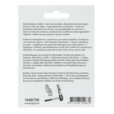 Mack 1048756 - opsteekdop rubber zwart ø 12 mm 4 st pcs | 6 stuks