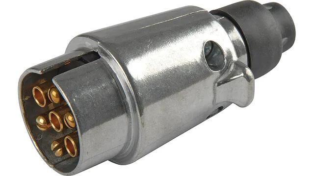Herth+Buss-Stecker 7-poliger Flachsteckanschluss