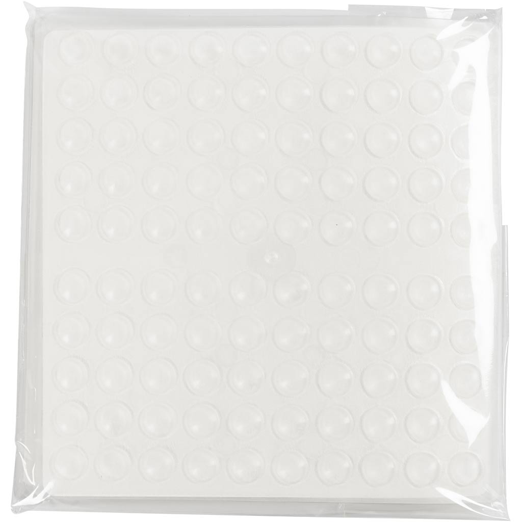 Silikonpunkte, h: 1,5 mm, d: 8 mm, 3x100 Stück, 1 Schachtel