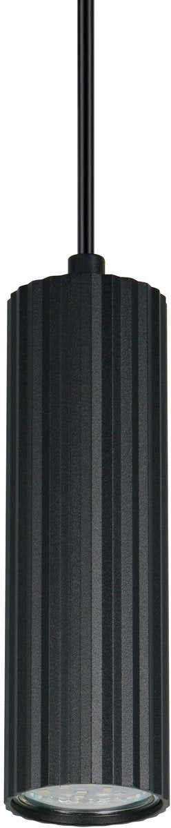 Trio Soka - Hängelampe - Schwarz matt - exkl. 1x gu10 5w - höhenverstellbar