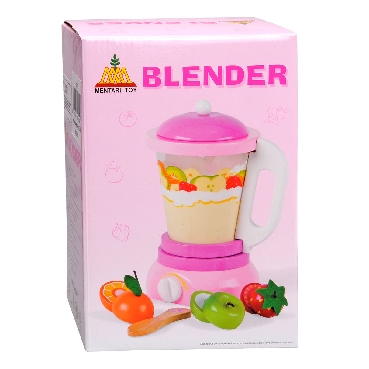 Mentari Holzspielzeugmixer – Spielküchen-Smoothie-Set.