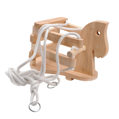 Spielholz Holzschwung - Pferd