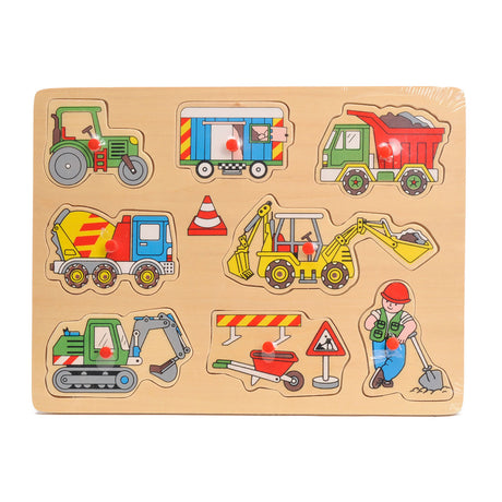 Playwood Holzpuzzle, Bolzenpuzzle, in Arbeit, Lernspielzeug.