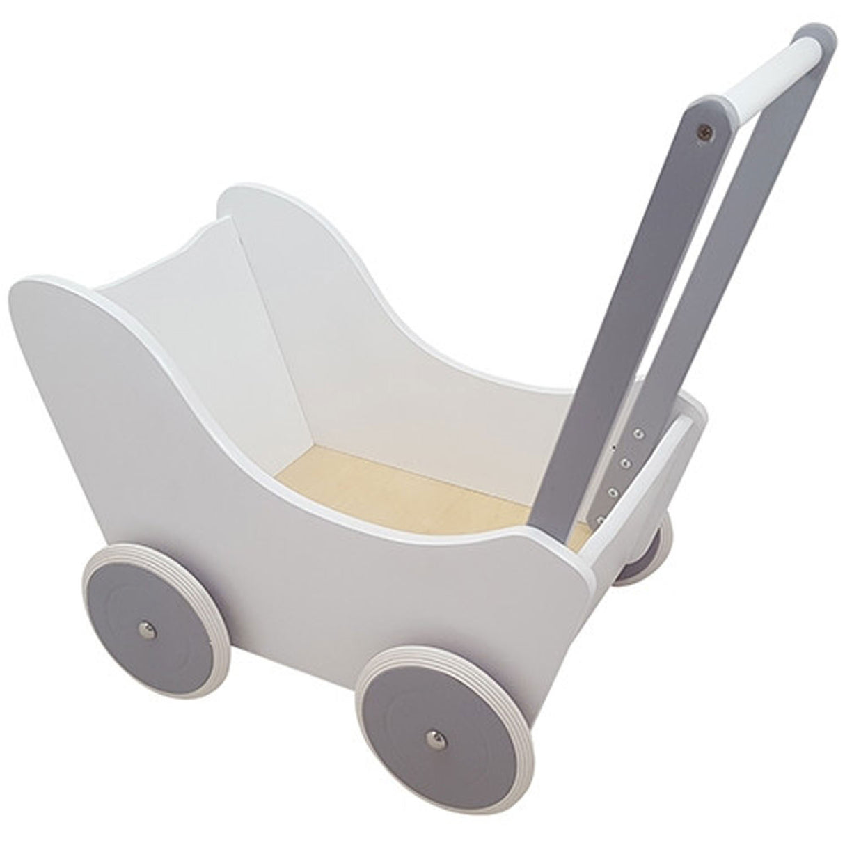 Playwood Puppenwagen weiß silber