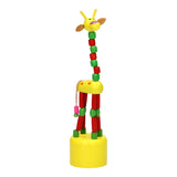 Playwood Houten Drukpop Giraffe farbig