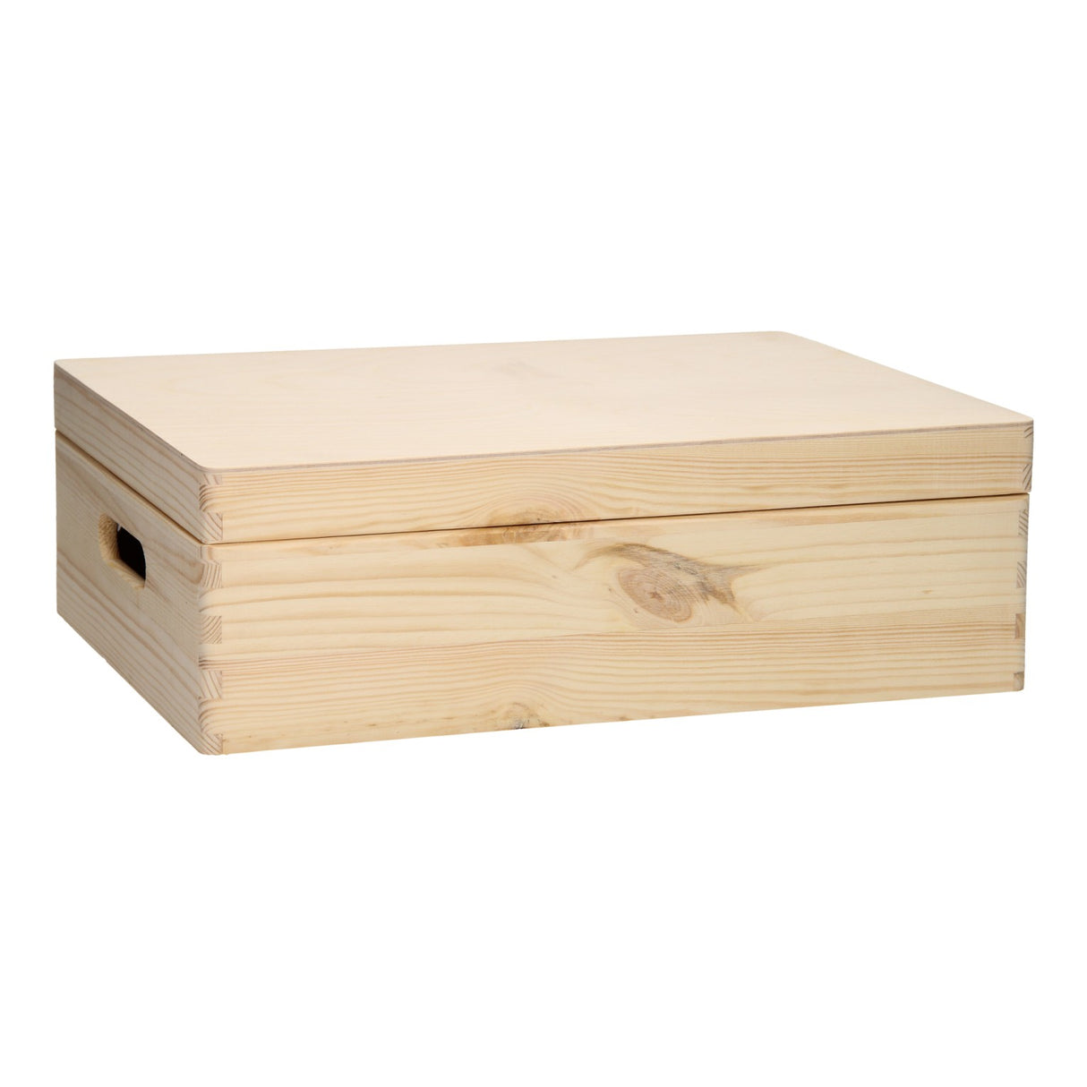 Playwood Storage Box Rectangle Valve Cover Pine