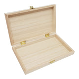 Rechteckbox mit Lid Paulownia Holz