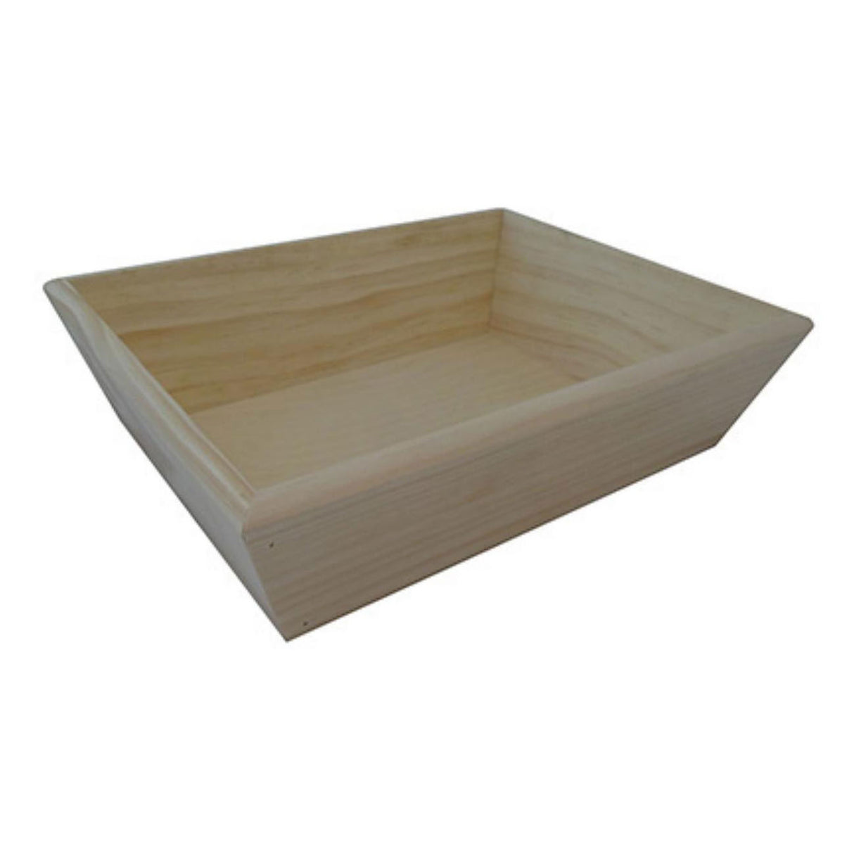 Playwood-Holzkiste für sensorisches Spielen – Kiefer – 25 x 16,5 cm.