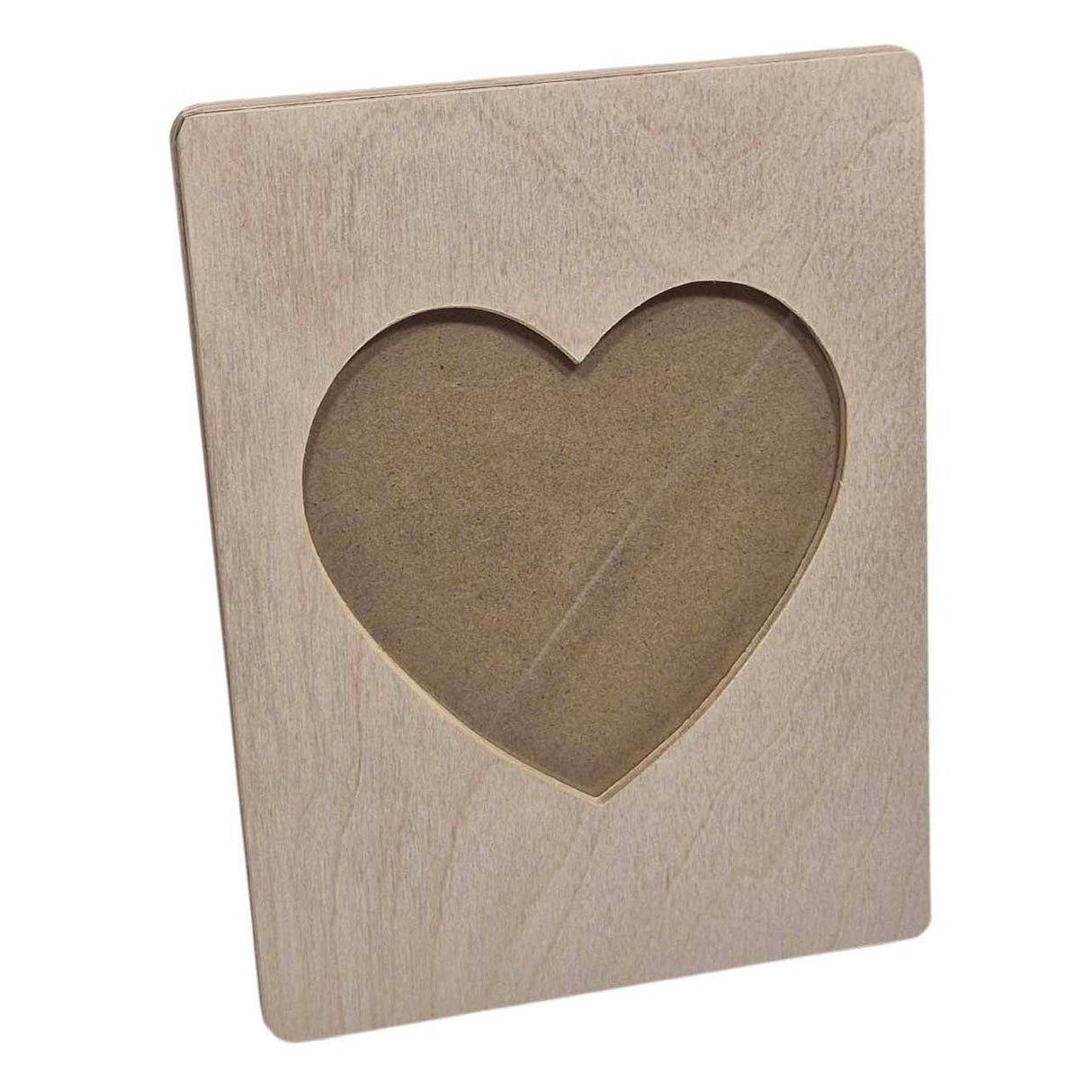 Playwood Holz-Fotorahmen Herz