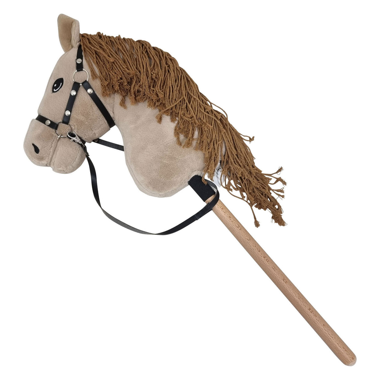 Playwood stokpaard met halster voor hobby horsing