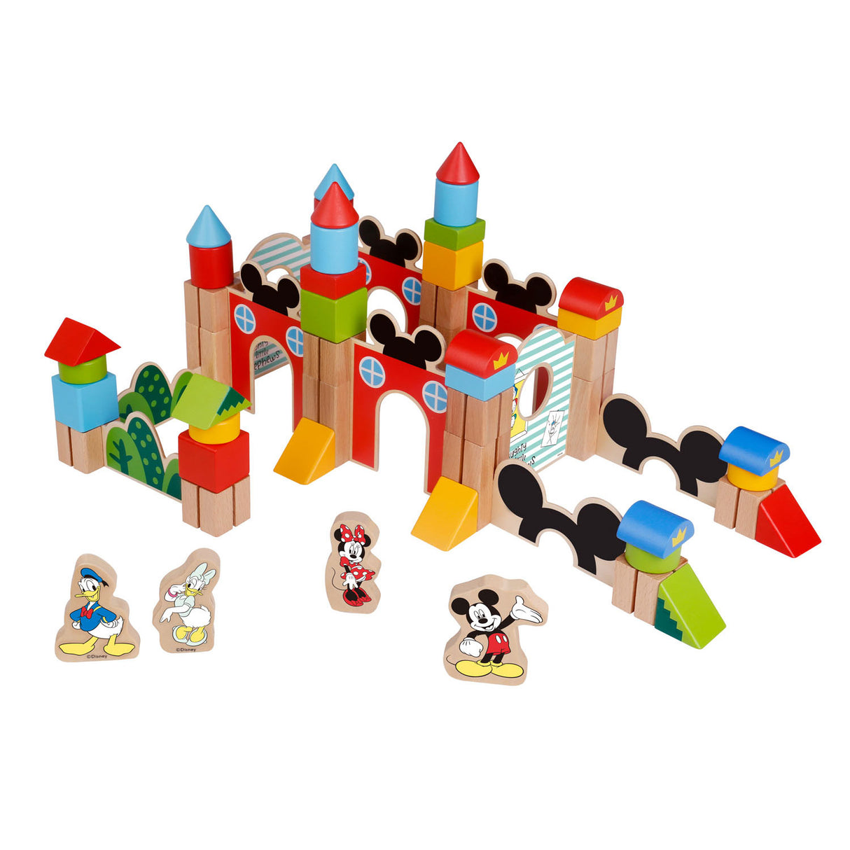 Disney Mickey Mouse treblokker sett, 60dlg