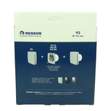 Renson 1069259 - mechanische ventilator cover (9x12-dia 125) 92w (wit) | 2 stuks