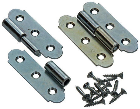 Mack 1013257 - 2 spaanse paumellen links verzinkt h 80 x b 45mm | 5 stuks