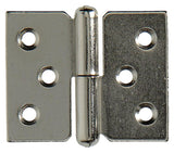 Mack 1013351 - 2 meubelpaumellen rechts vernikkeld h 40 x b 50 mm | 5 stuks