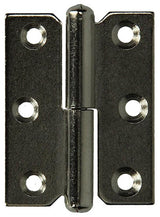 Mack 1013352 - 2 meubelpaumellen links vernikkeld h 50 x b 40 mm | 5 stuks