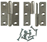 Mack 1013465 - 2 meubelpaumellen rechts vernikkeld h 50 x b 40 mm | 5 stuks